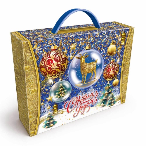 Новогодний подарок "Чемодан символ удачи" 600г Стандарт