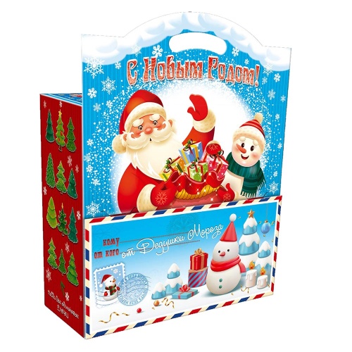 Сладкий подарок «Письмо Мороза с играми» 300г Люкс