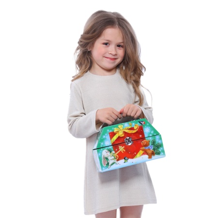 Новогодняя упаковка «Сундучок «Сюрприз» ПКП-05