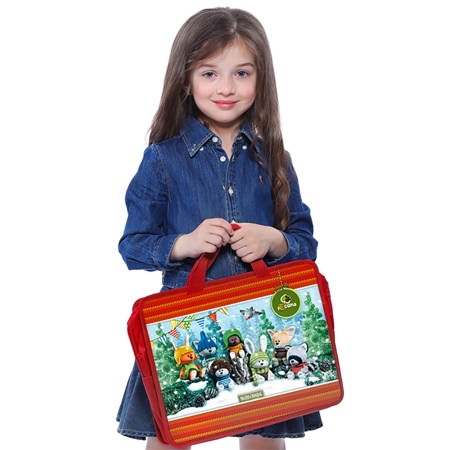 Новогодняя упаковка «Сумка-папка «лЕсята» 
