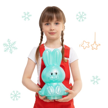 Зайчик (бирюзовый) 450г Премиум ППЗ-03п